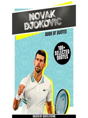 cover image of Novak Djokovic
